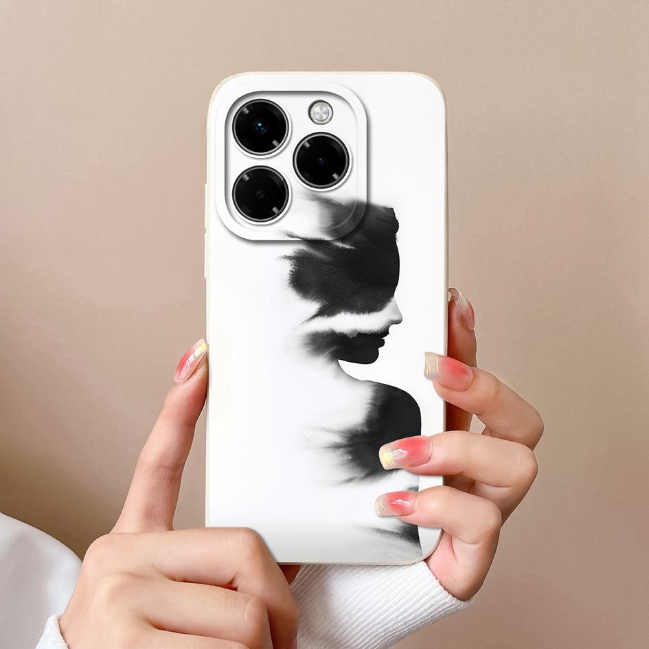 Pouzdro pro Infinix Hot 50 Pro Plus 50i Note 40X Smart 9 Zero 40 4G 5G Měkký kryt Malý květinový vzor Silikon Odolný protiskluzový Pro Infinix Nové pouzdro