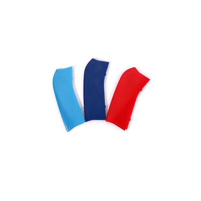 For BMW X6 F16 15-19 3-Color Front Center Mesh Grille Grill Strip Trim 3PCS