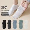 Men's Breathable Cotton-Linen Mesh Boat Socks