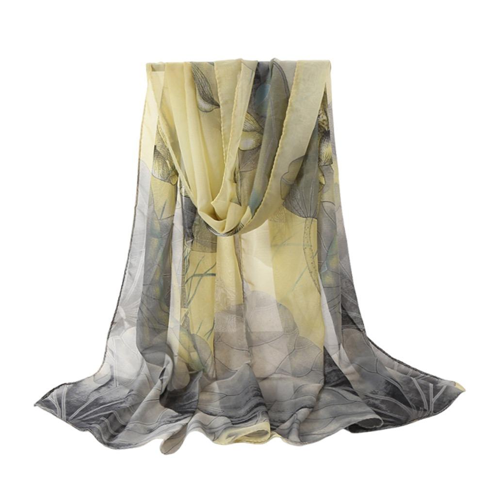 Sun-Resistant Silk Scarf Breathable Sunscreen Hijab Summer Bandana for Women