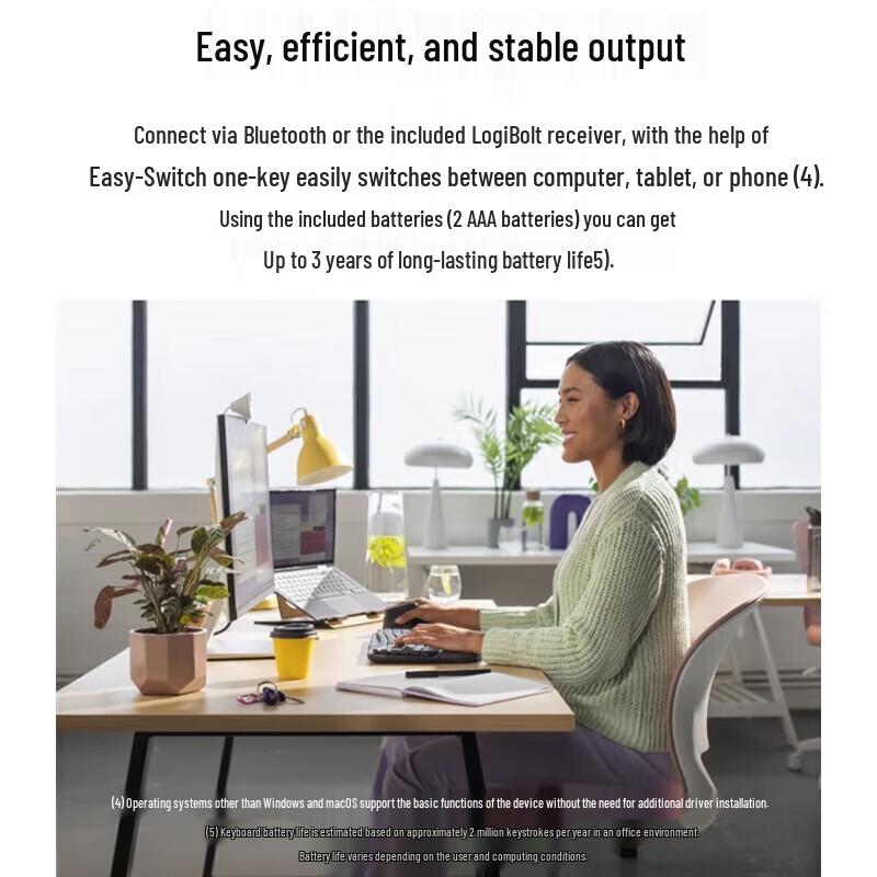 Logitech Wave Keys Ergonomic Keyboard