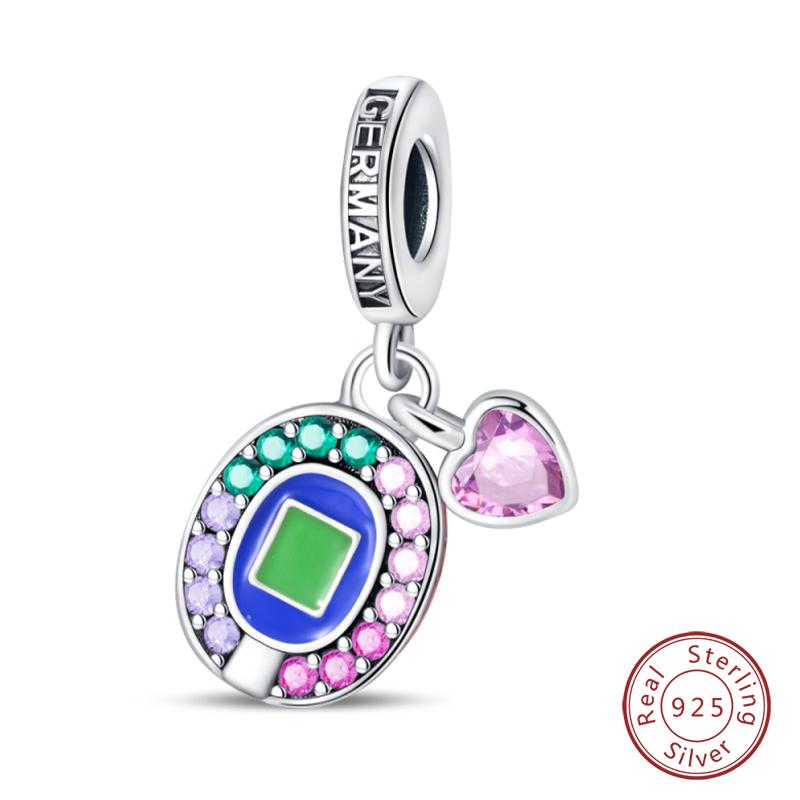 New In Copper Football Baseball Dumbbell Badminton Charms Beads Fit Qikaola Original Bracelet Fine Diy Jewelry Gift