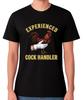T-shirt Manieur de Coqs Expérimenté Drôle Dick Fermier de Poulets Grossier Humour Tee
