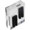 BCOATH acrylic double slot ring stand features a smooth surface and stable installation, square s...