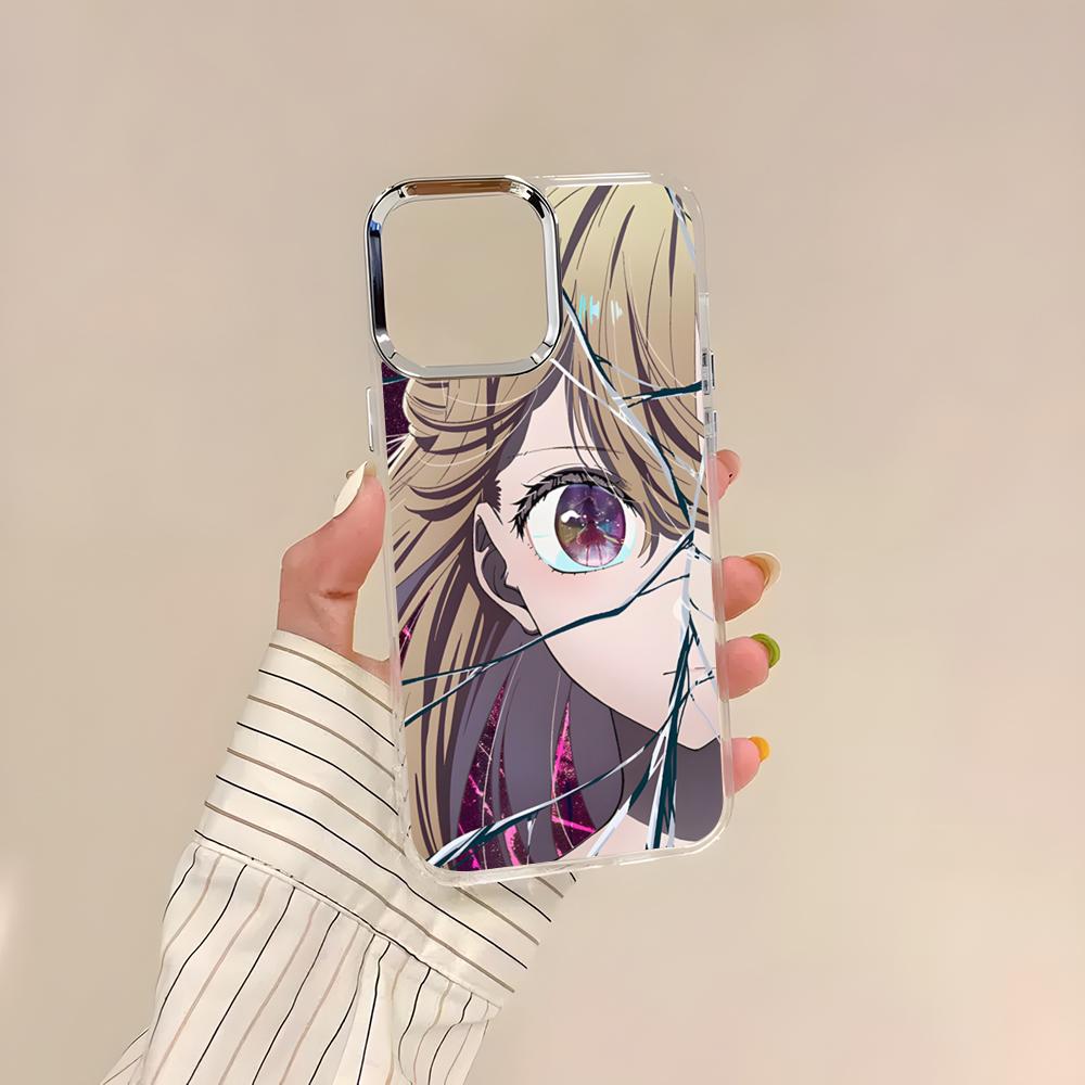 KAWAII Hoshino Phone Case For IPhone 17 Air 16 15 14 13 12 11 Pro Pro Max Plus Transparent Soft Cover