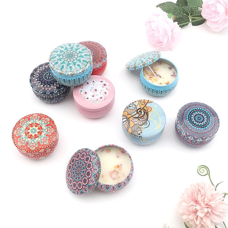 

Трансграничная свеча из соевого воска с цветочным ароматом: Свадебный комплимент и подарок на день рождения из сухоцветов 6cmX4cm Unboxed