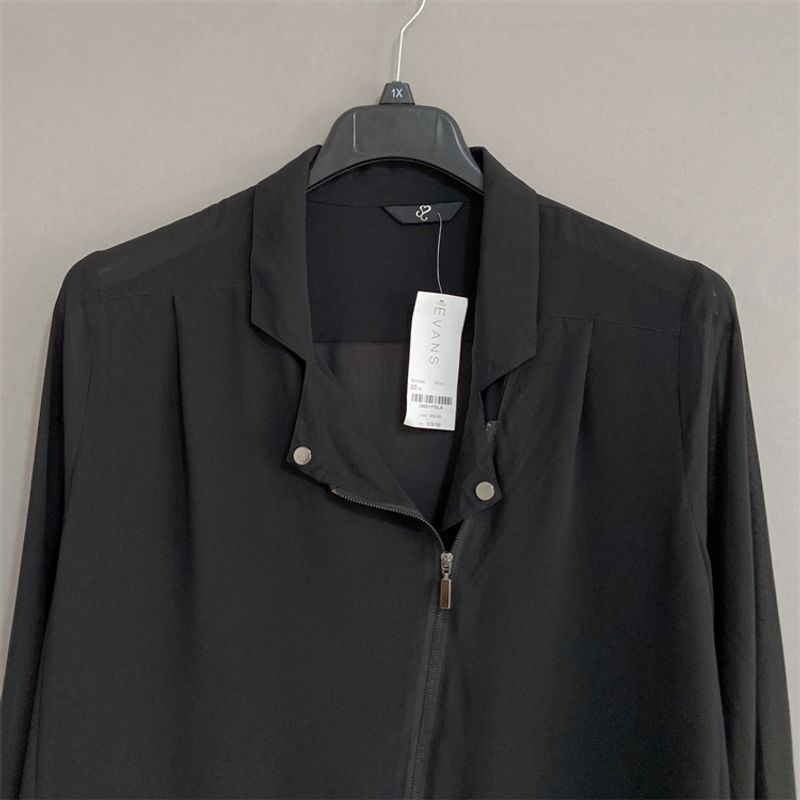 European Sheet EV * Plus Size Women's Clothing Summer Long Sleeves Loose Chiffon Shirt Shirt Sun Protection Clothing Chiffon Blouse