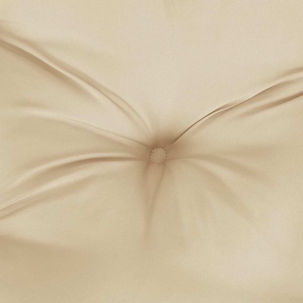 Pallet Cushion Beige 120 x 80 x 12 cm Fabric
