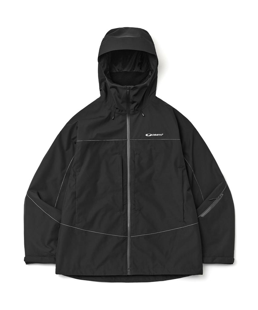 DIMITO Works Reflective Line Jacket Black