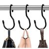 5pcs Metal Bag Hanger Hooks Twist Design Storage Rack Unique Organizer Hooks  Home