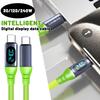 Intelligent Digital Type-C Data Cable Supports Multiple Power Levels  30W/120W/240W Accessories