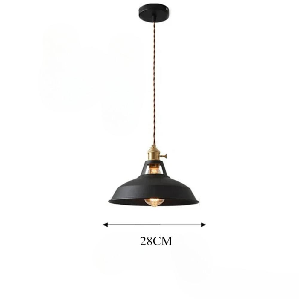 Industrial Vintage Hanging Lamp Colorful Loft Suspension Luminaire Restaurant Kitchen Chandelier Decorative Lamp LED