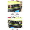 SHINEKA Lamp Hoods Car Front Headlight Lamp Decoration Cover for Suzuki Jimny 2019 2020 2021 2022 2023 Up Exterior Accessories