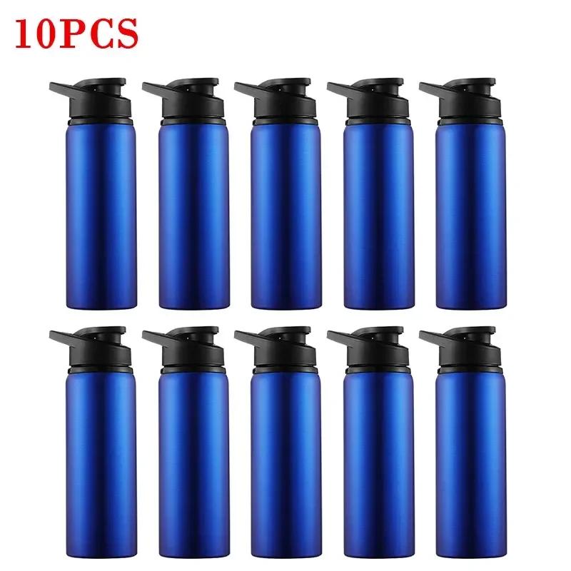 600ml Portable Stainless Steel Bicycle Water Bottle Straight Drinking Outdoors Sports Travel Kettle Metal Water Bottle