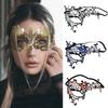 Venetian Black Lace Metal Mask Handmade Masquerade Princess Mask  Carnival Costume Props