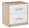 Bedside Table Bodo 2S White-Sonoma
