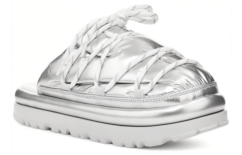 UGG Hi Shine Spaceslider Slide Argento Donna 1149033-SLVR