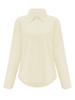Elegant Women's Long-Sleeved Solid Color Shirt - Basic Casual Office Top