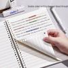 B5 Ring Binder English Notebook: High-Value Sub-Notebook for Elementary School, Thickened for English Knowledge Points and Handwritten Exercises.