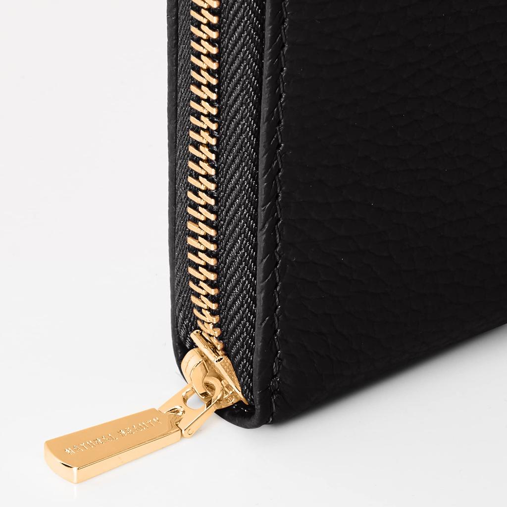 Natural Beauty Selene Women's Round Long Wallet, Black, One Size
