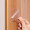 Adhesivo de doble cara transparente que no deja rastro, parche adhesivo de doble cara, antideslizante, fijador de pegamento libre, sin agujeros, autoadhesivo para pared