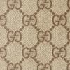 Gucci GG Supreme Beige Brown Bi-Fold Wallet, Classic Monogram Canvas Leather Trim, Men's Daily Travel Compact Card Holder 821206-FAED0-9786