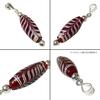 Venetian glass bead antique beads SILVER925 pendant necklace feather beads Venetian trade beads Figaro chain necklace 55cm Antiquebeads Handmade
