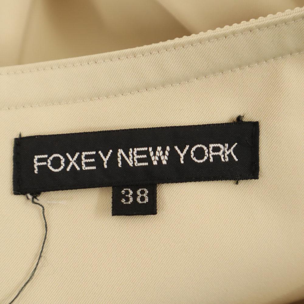 FOXEY NEW YORK made in Japan Midi length Balloon skirt 38 beige Women Used