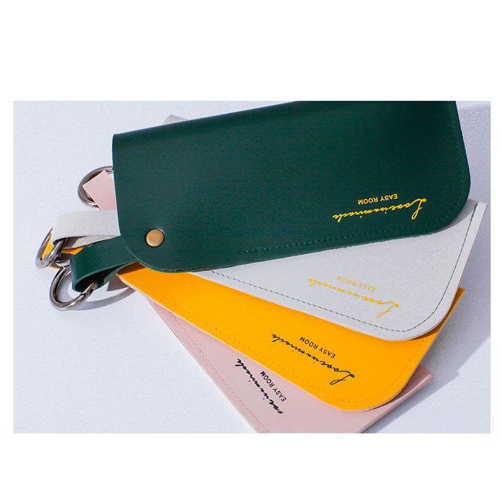 with Keyring Sunglasses Storage Bag Solid Color Hanging Sunglasses  Eyewear Accessories