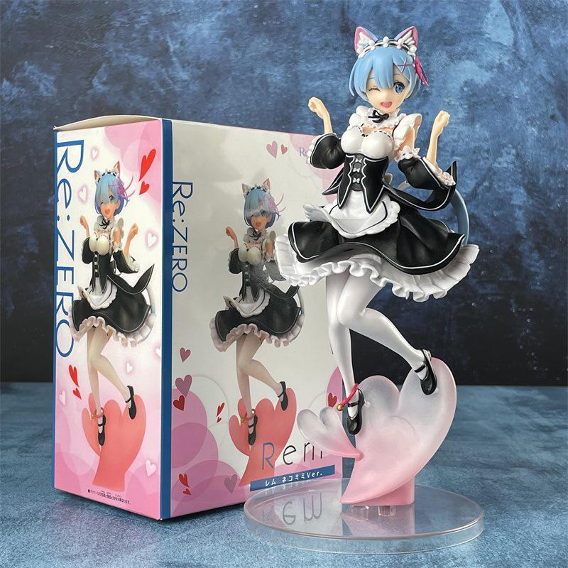 

ре:Ноль - Rem Cat Ears горничная фигурка украшение в коробке Maid Rem