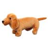 25CM Kawaii Dessin Animé Simulation Teckel Anime Animal en Peluche Jouet pour Enfants Mignon Chien Poupée Faite à la Main Cadeau de Festival