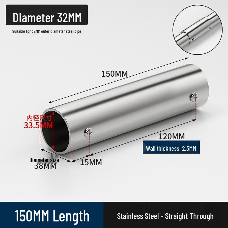 Stainless Steel Right Angle Tee Connector 19mm-32mm Joint Elbow Assembly Frame Fastener