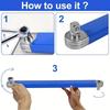 1Set Multi-Functional Extended Wrench,Extended Wrench Booster Lever Kit,Dual-purpose Ratchet and Quick Socket,Ratchet Conversion,Universal Tool