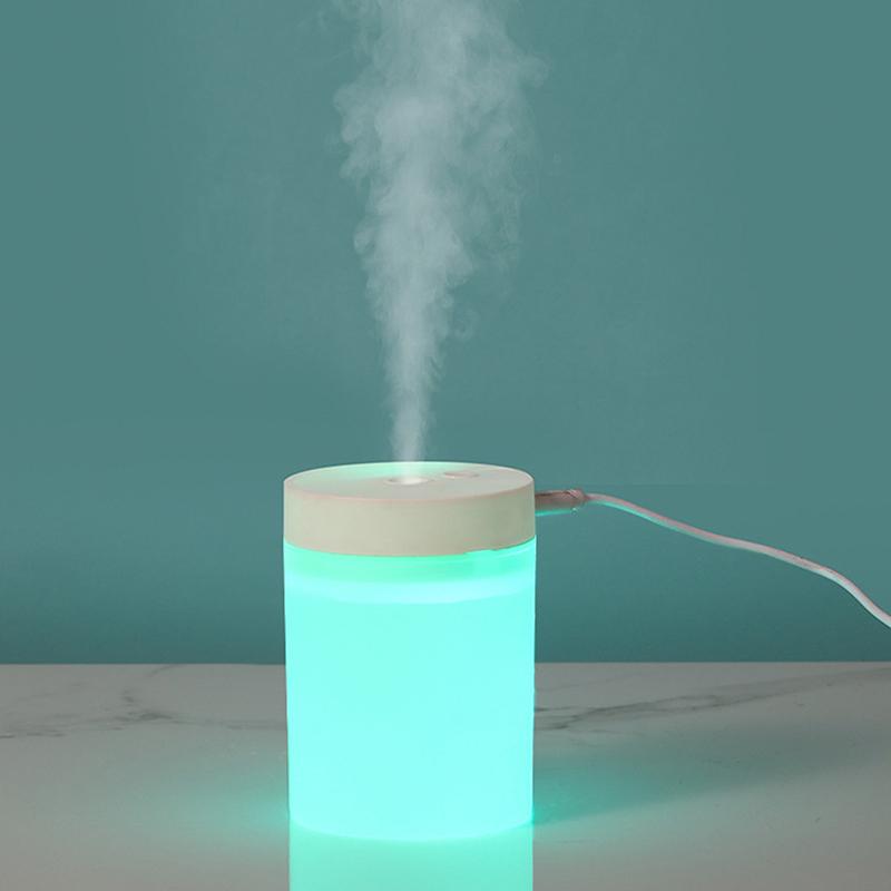 200Ml Ultrasonic Humidifier Air Purifier Usb Mini Portable Led Light Office Home