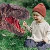 Crocodile Head Gloves Soft Rubber Hand Puppet Realistic Dinosaur Head Model Arm Size Head Puppets