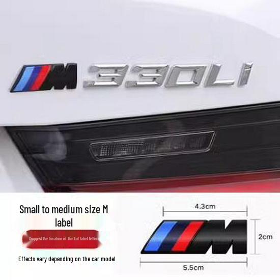 Compatible Grille & Fender Emblem for BMW 1, 3, 5 Series, X1, X2, X5, X6, M3