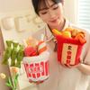 Meatballs Stuffed Plush Plants Pretend Cooking Hot Pot Skewers Stuffed Toys  Birthday Gifts
