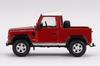 TrueScale Miniatures MINI GT 164 Land Rover Defender 90 Pickup Masai Red Right-hand drive Finished product