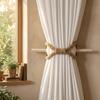 Handmade Curtain Tiebacks Simple Curtain Buckle Durable Curtain Binding Rope  Home Decoration