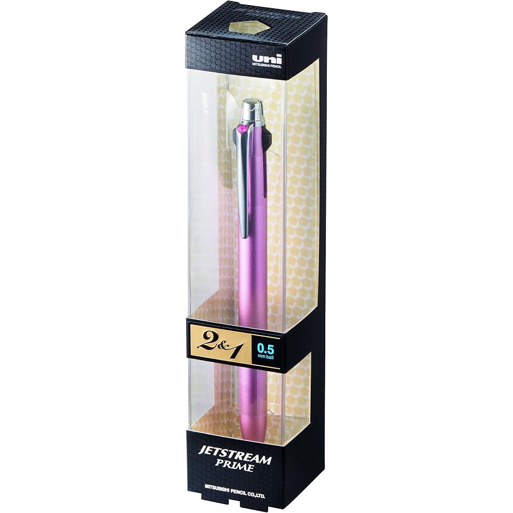 Mitsubishi Pencil MSXE33000551 Multifunction Pen Jetstream Prime 2 & 1 0.5 Light Pink Easy To Write
