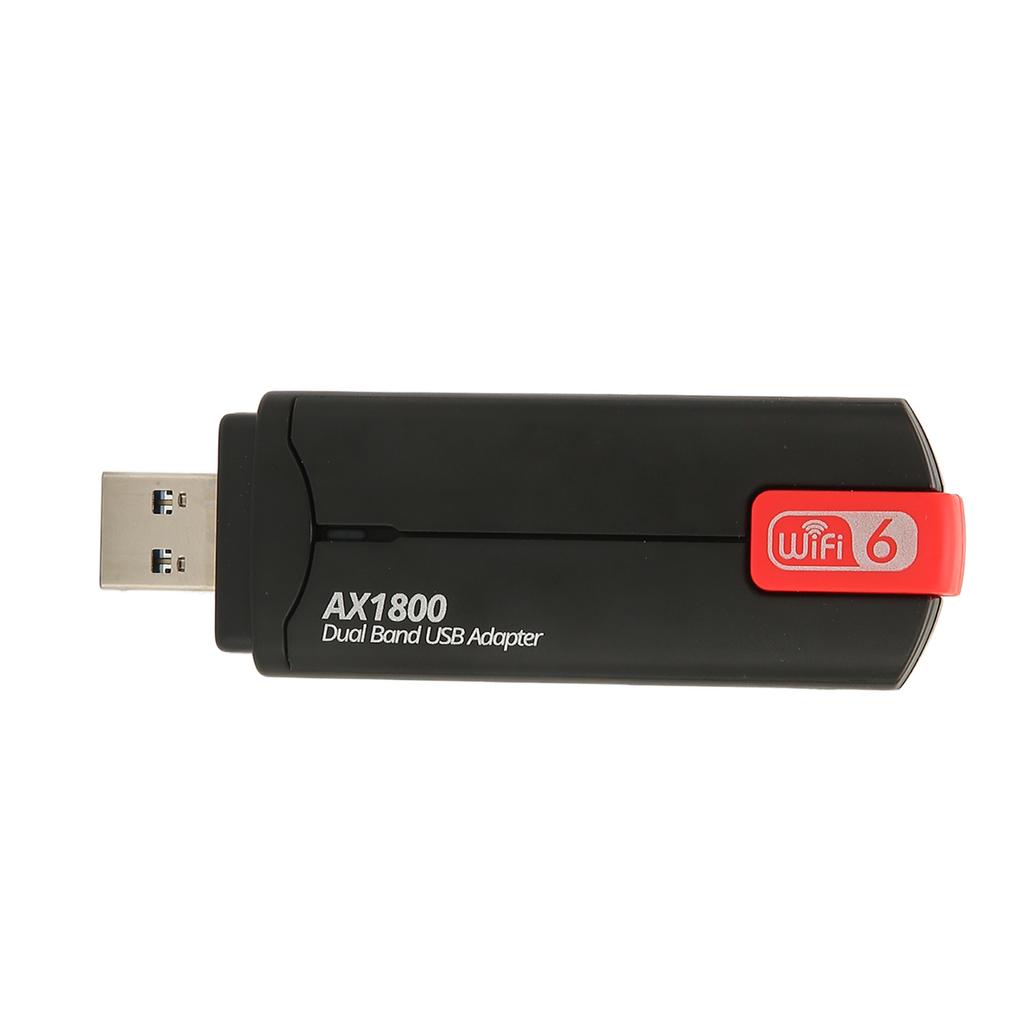USB WiFi Adapter 1800Mbps Stable Signal USB3.0 MU MIMO Technology WIFI6 Wireless Internet Card for Home Office