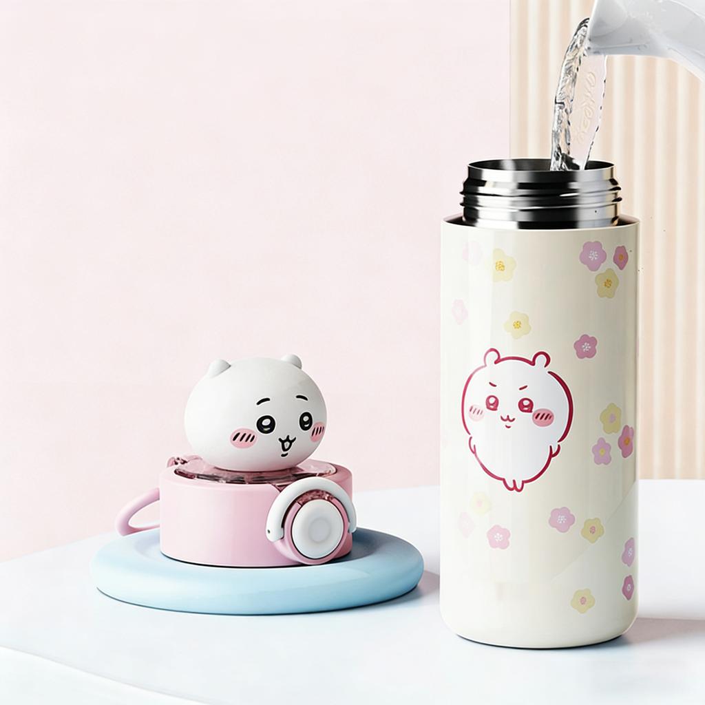 Anime süße Vakuumtasse Cartoon tragbar große Kapazität 316 Auskleidung Wasserbecher 550ml