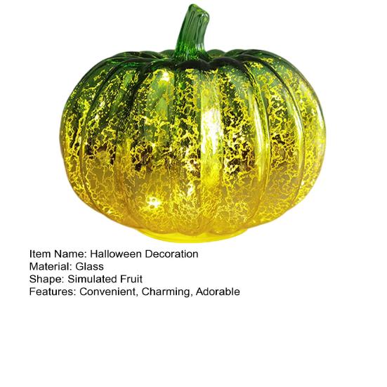 Halloween Twinkle Light Pumpkins Timer Starry Night Glass Pumpkins Fall Thanksgiving Decorations for Home Bedroom Bathroom Hallway
