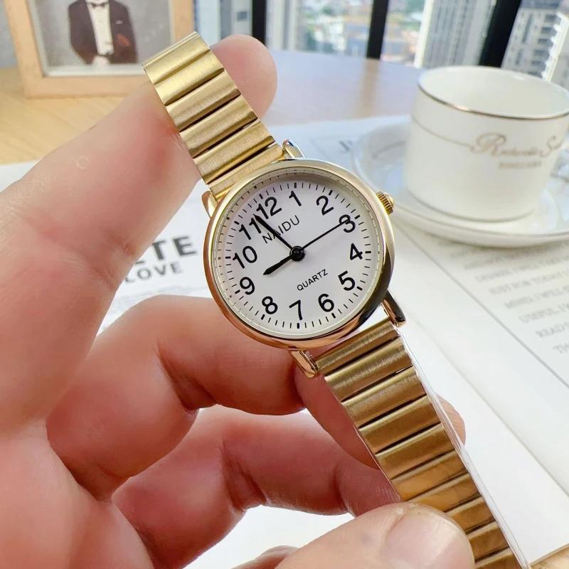 Ceas Nou de Damă Brand de Lux Ușor Oțel Inoxidabil Ceasuri de Afaceri pentru Doamne Ceasuri de Mână cu Cuarț la Modă pentru Studente