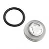 Sight Glass Rubber Gasket Silver 1pcs ABS Brake Master