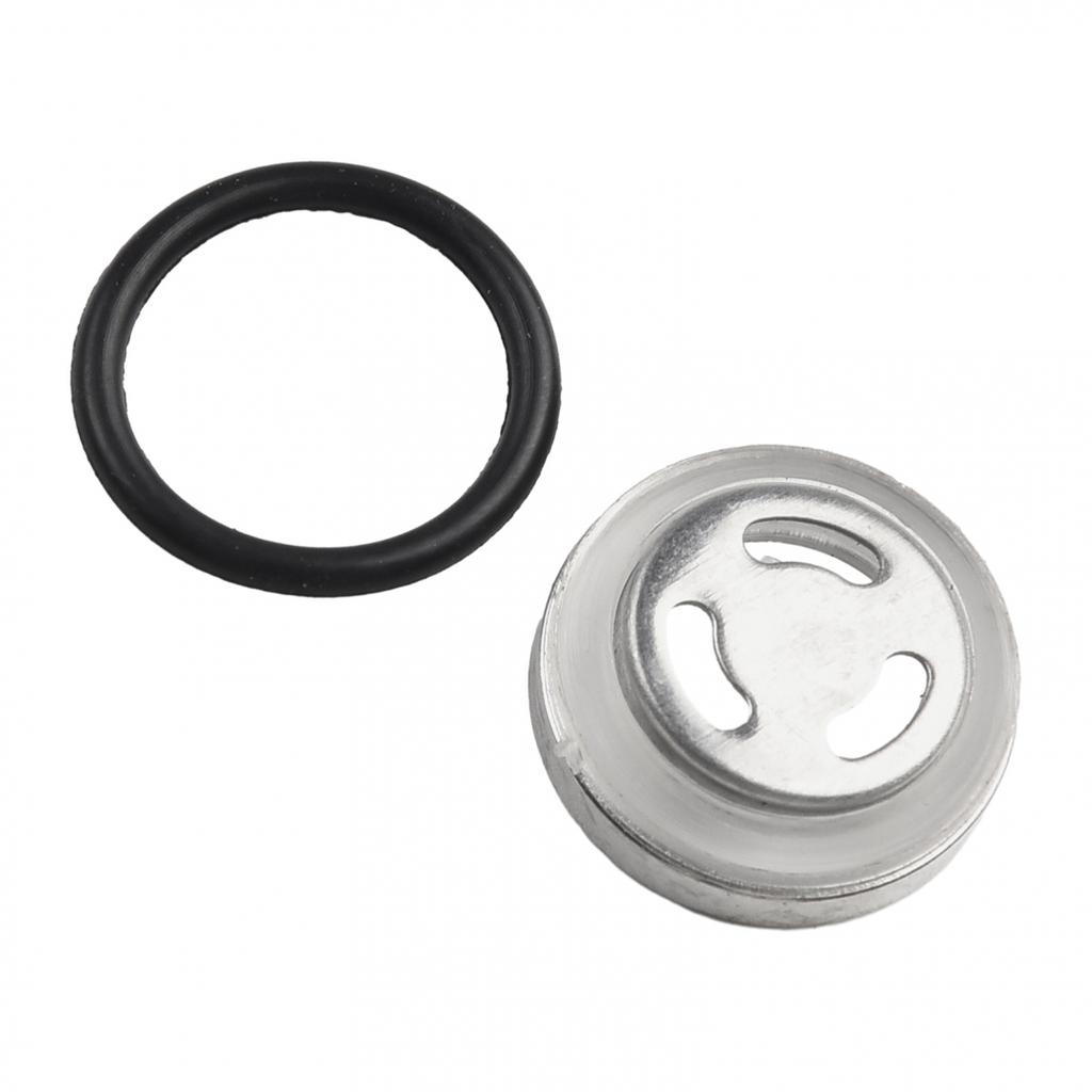 Sight Glass Rubber Gasket Silver 1pcs ABS Brake Master