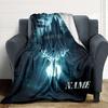 Custom Name "Harry Potter's Magical Journey" blanket for Couch & Bed, Plush Cozy Fuzzy Blanket Super Soft & Warm Blankets for Fall and Winter. 090898