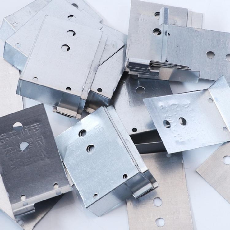 100Pcs Stainless Steel Corner Box Corner Frame 90 Degrees Back Hole Right Angle Furniture Hanging Code Link Bed Frame