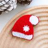 Christmas Brooch Embroidery Anti-rust Portable New Year Creative Decorate Long Lasting Cartoon Santa Claus