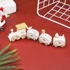 Holz-Weihnachtszug-Ornament, Weihnachtsdekoration für Zuhause, Weihnachtsmann, Geschenk, Spielzeug, Basteln, Tisch